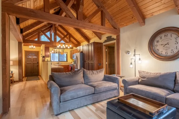 Looking Towards Kitchen from Family Room: Tahoe Donner Vacation Lodge