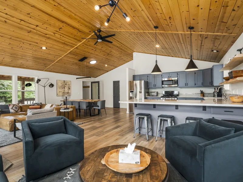 Lounge Area: Exquisite Alpine Chalet