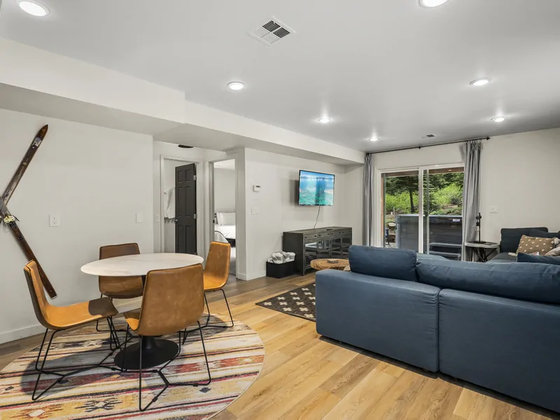 Downstairs Game Room: Exquisite Alpine Chalet