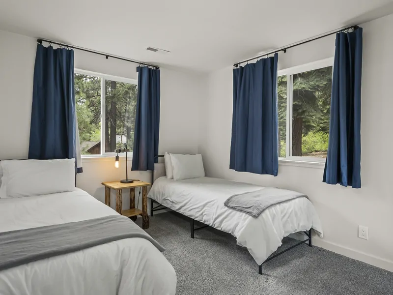 Downstairs Twin at Exquisite Alpine Chalet