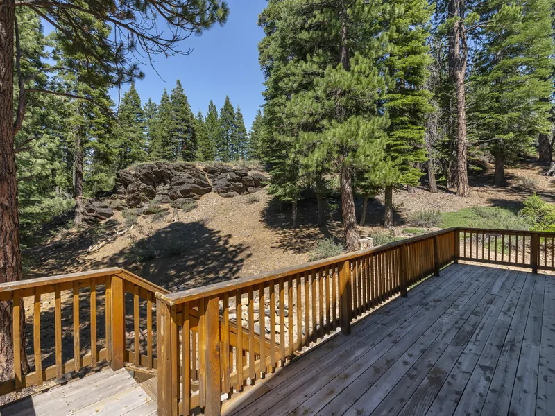 Views from back porch:  Stony Creek Secluded Lodge