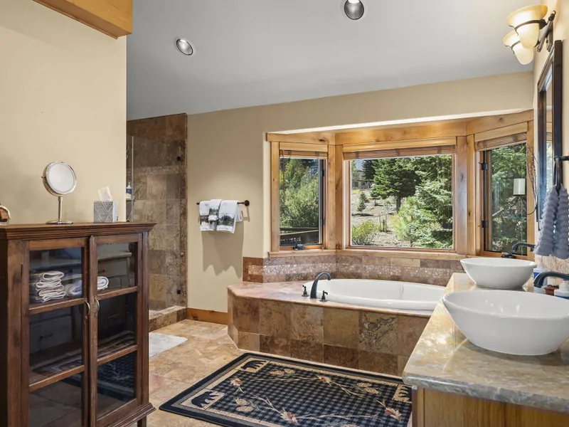 Primary Bathroom - Moonridge Lodge