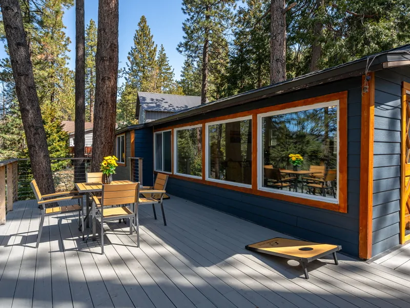 Outside Table Tahoe Blue Haus