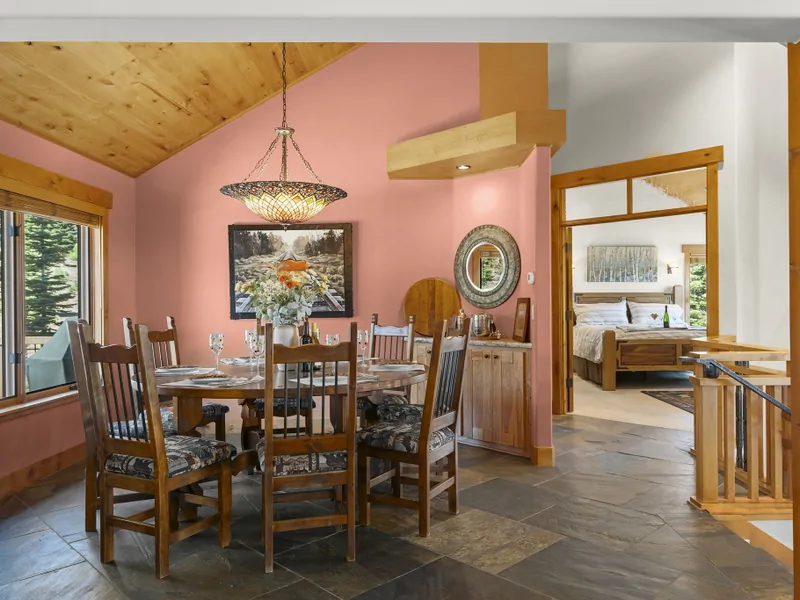 Large Dining Table for 8 - Moonridge Lodge