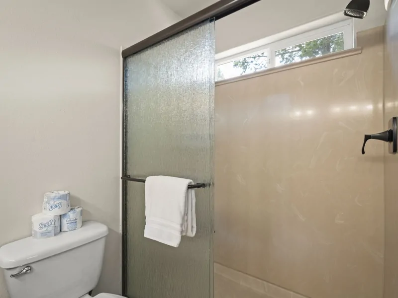 Primary Shower: Mountain Relaxation Haven