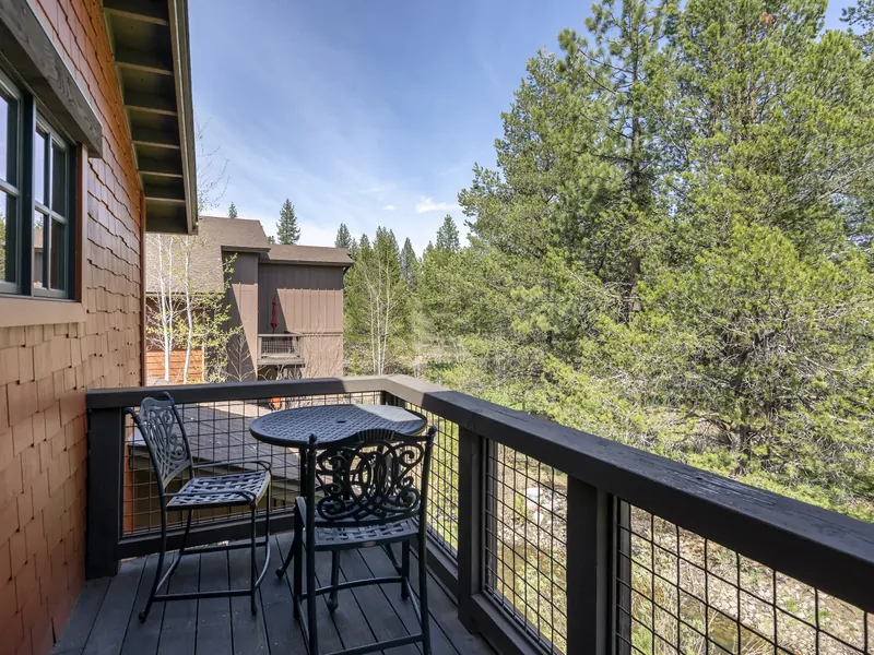 Back Patio: Pinyon Creek Upscale Vacation Retreat