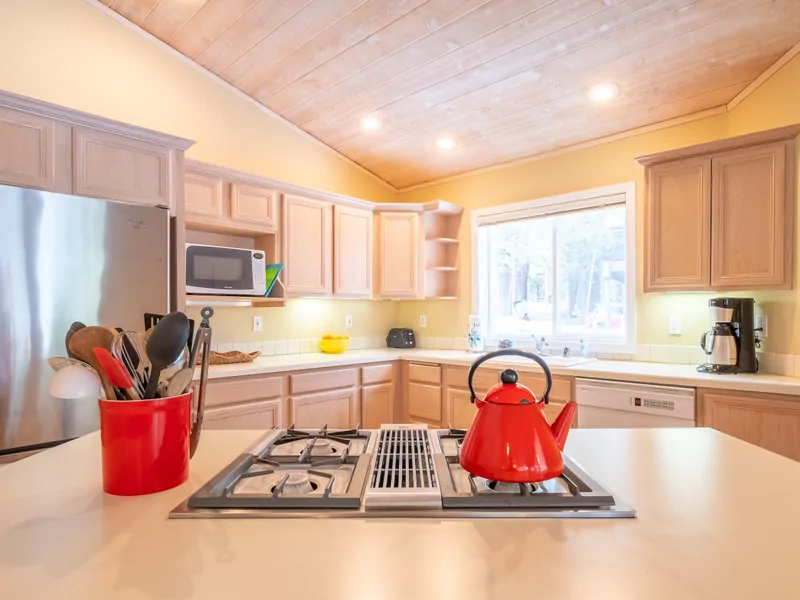 Kitchen Counter: Three Pines Family Cabin