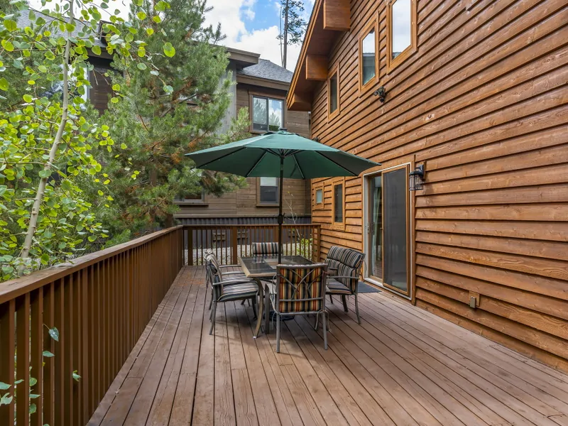 Back Deck - Donner Lake Vacation Lodge