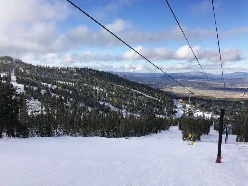On the Ski Lift at Northstar