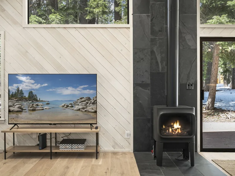 Gas Stove Tahoe Cabin Haus