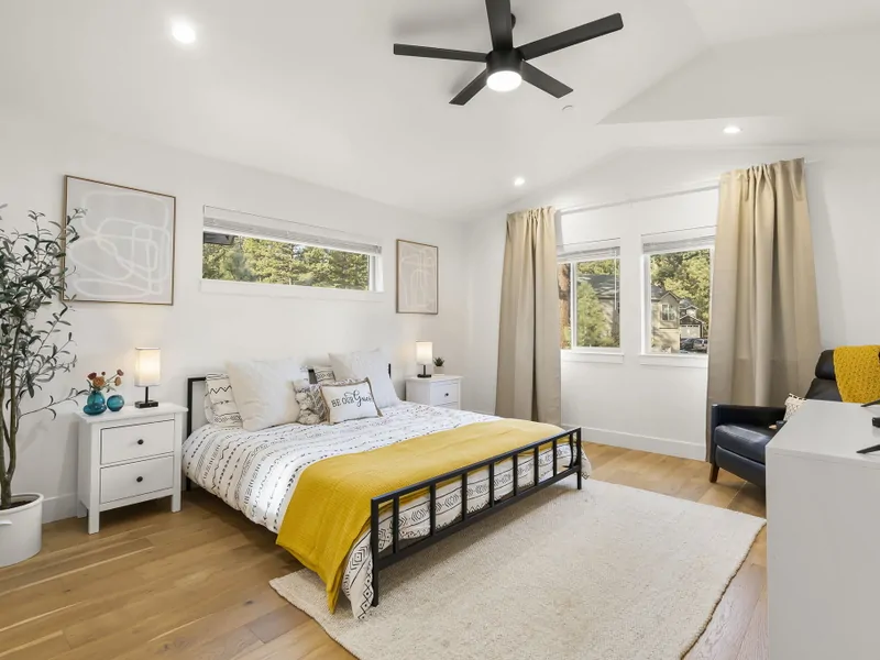 Truckee Modern Family Retreat Primary Bedroom