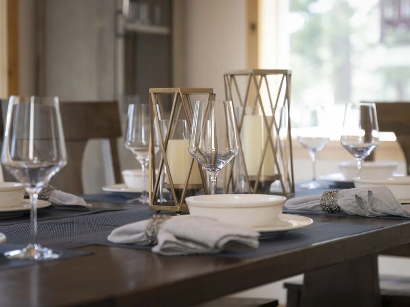 Dining Area with a six - person table