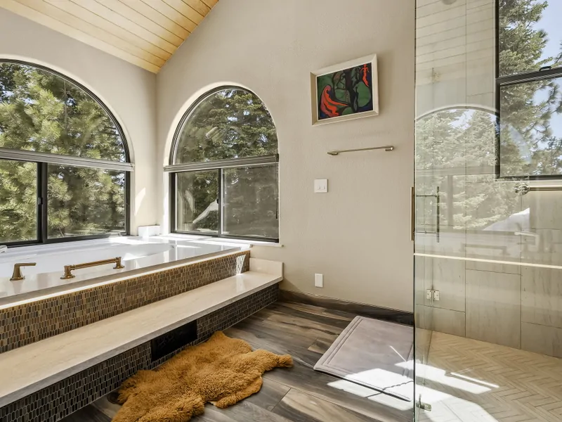 Primary Bathrooms, Full bath, Walk-in Shower: Hilltop Manor