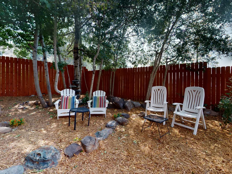 Backyard Lounging Area-Shabby to Chic Downtown Getaway