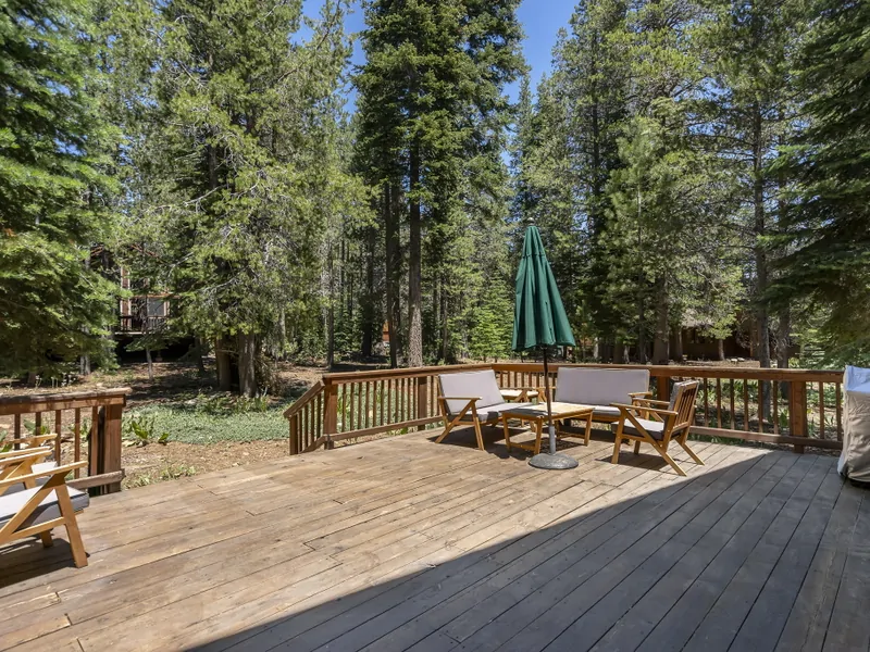 Back patio: 
Sun Valley Mountain Escape
