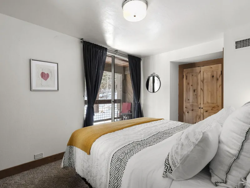 Primary Bedroom with King at Creekside Getaway at Northstar