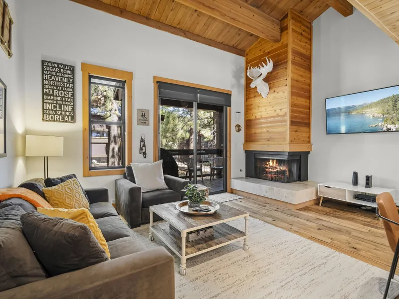 Living Room: Northstar Silver Strike Family Retreat
