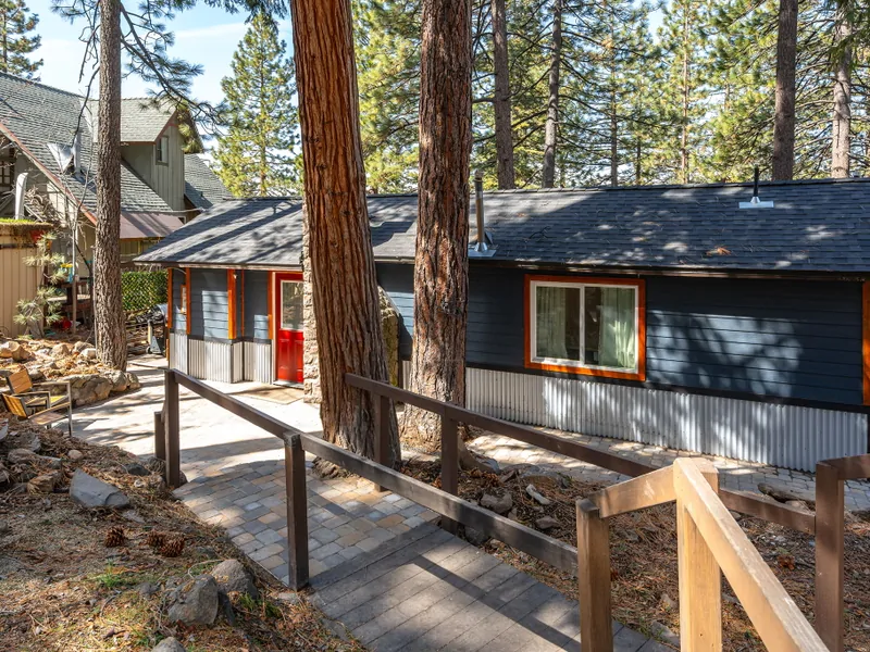 Front of the House Tahoe Blue Haus