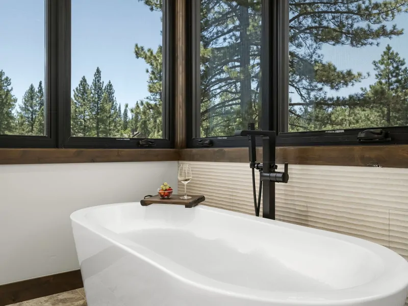 Soaking Tub in the Primary Bath, Alpine Greenside Estate