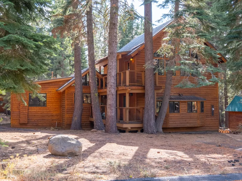 View Of Property From Street Side: Tahoe Donner Vacation Lodge