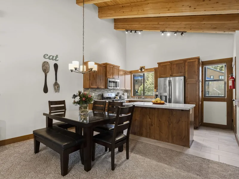 Dining Table at Creekside Getaway at Northstar