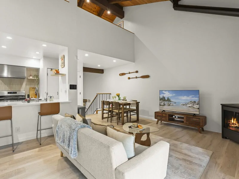 Living Room - Alpine Loft at The Villas