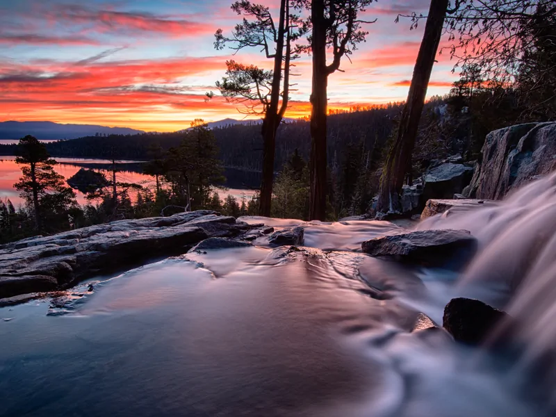 Sunset at Emerald Bay