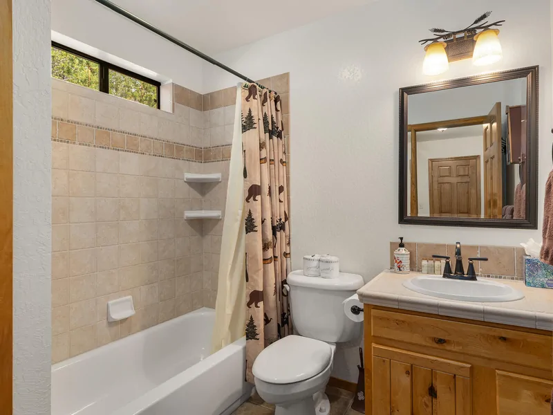 Downstairs Bathroom: Full Bath, Shower-tub
