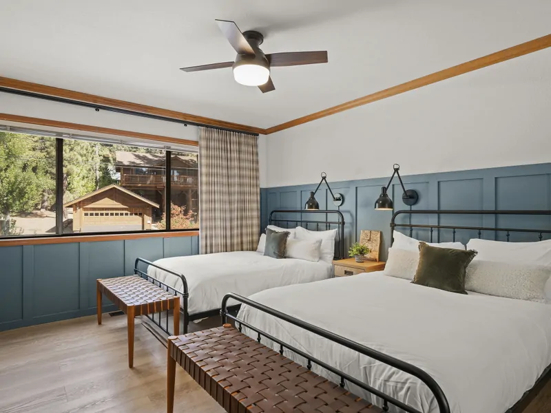Upstairs Double Beds:Heritage Crest Tahoe