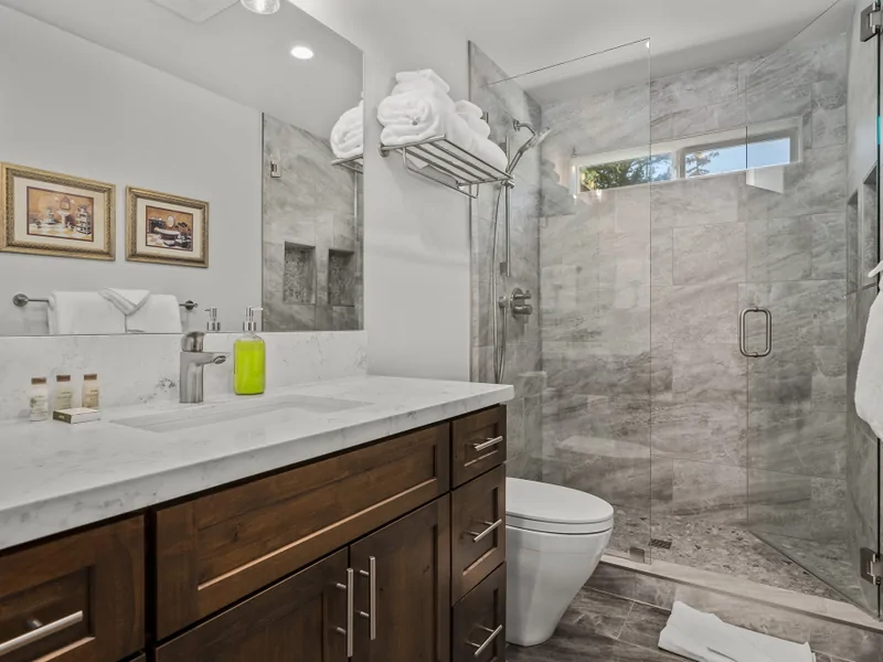 Main Floor Shared Bathroom, Full Bath, Walk-in Shower